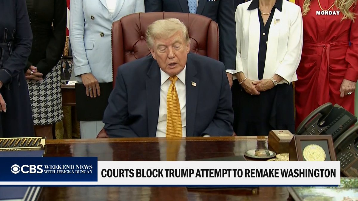 After a federal appeals court Friday halted construction of the White House ballroom, President Trump said he would appeal the ruling to the Supreme Court. CBS News’ Taurean Small has more.