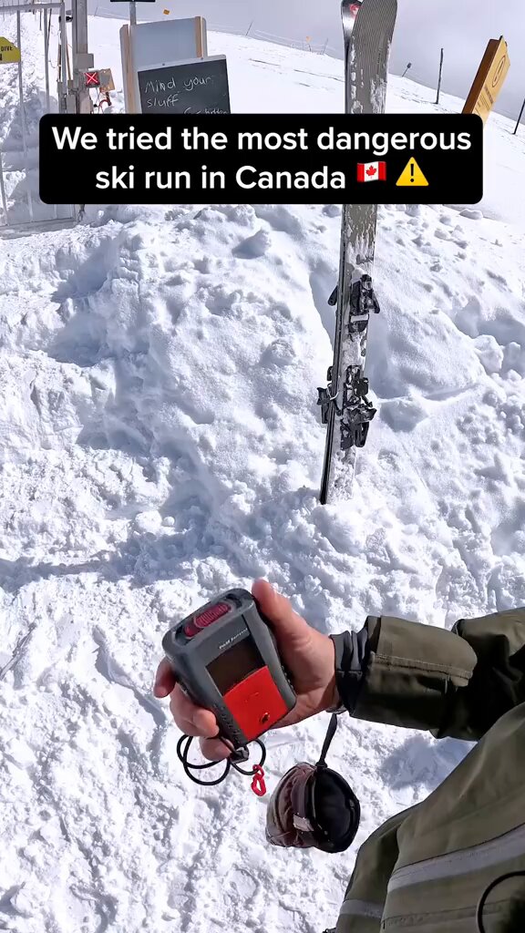 this is the kind of run that makes even expert skiers think twice 🎿
