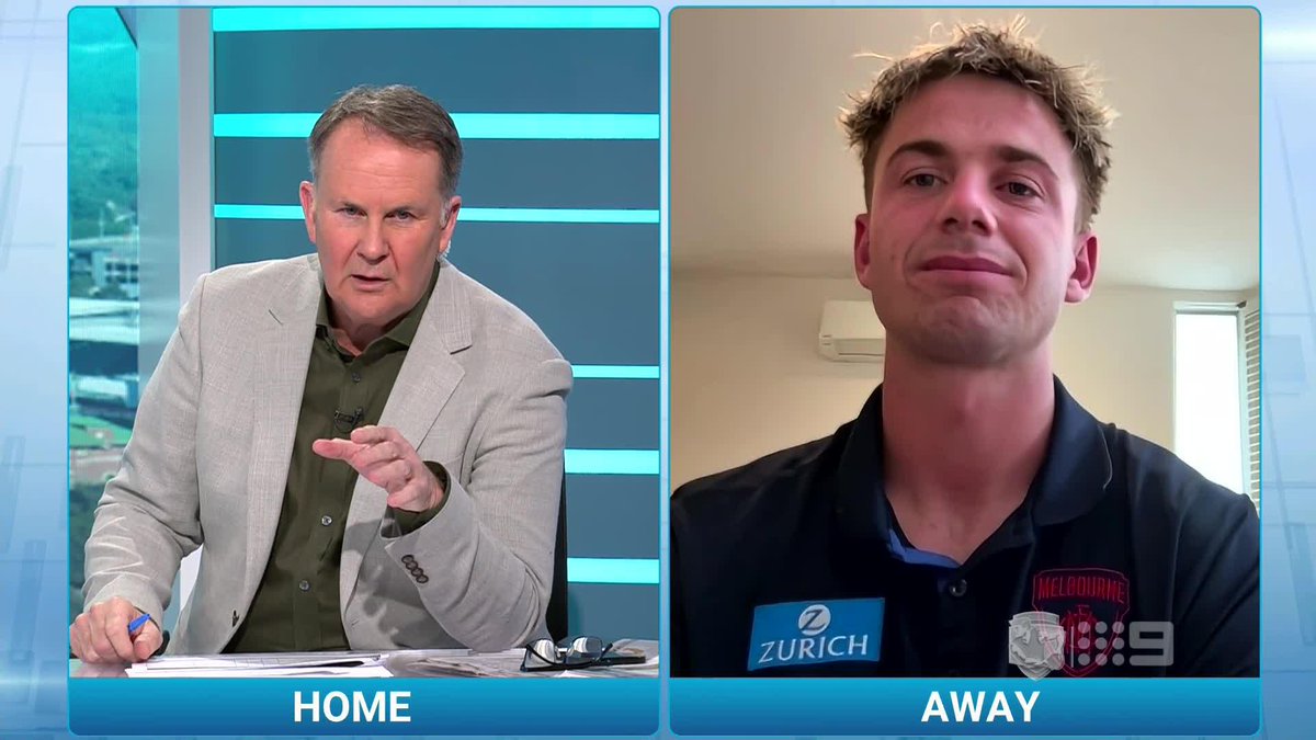 Harry Sharp just became one of our favourites 😂 #9AFLSFS | Watch on 9 &amp; 9Now 🖥️