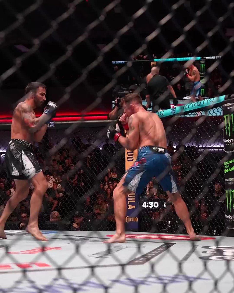 Living up to his nickname!! Yadier del Valle needed less than a minute to get the job done at #UFCVegas120!