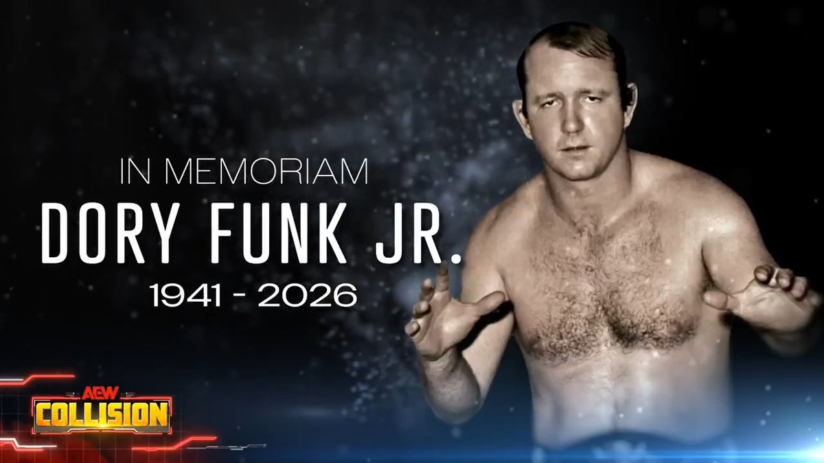 Tonight, AEW remembers wrestling legend Dory Funk Jr.