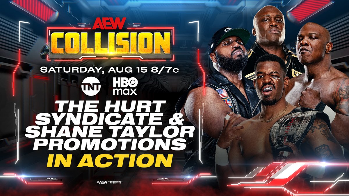 .RumbleBadManRumble &amp; STP have a business proposal for Bobby Lashley, Shelton J. Benjamin &amp; MVP! Watch #AEWCollision LIVE on TNT &amp; HBO Max