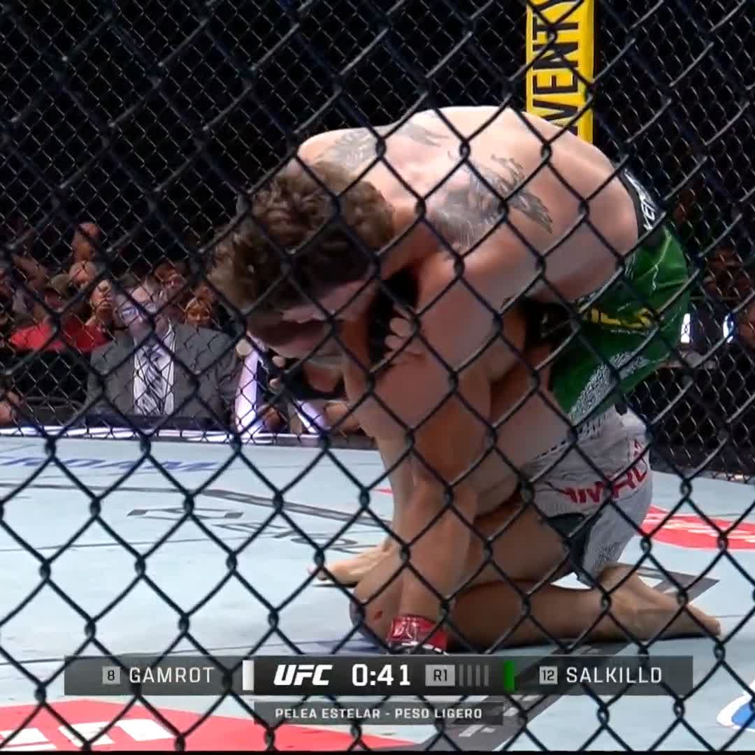 😱 Quillan Salkilld ACABA DE SOMETER A GAMROT 😱 #UFCVegas120
