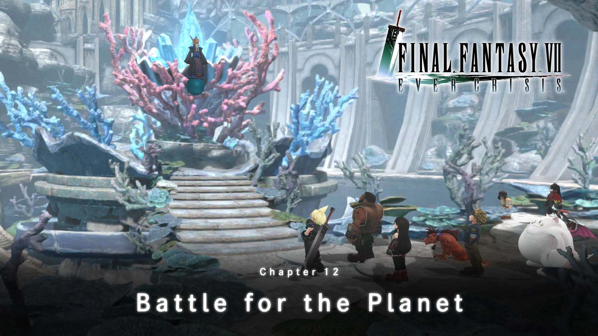 New Chapter Coming Soon FINAL FANTASY VII CHAPTER 12 Battle for the Planet releases Aug. 12 7:00 PM PDT! Enjoy the release of this new chapter! #FF7EC #FF7EverCrisis