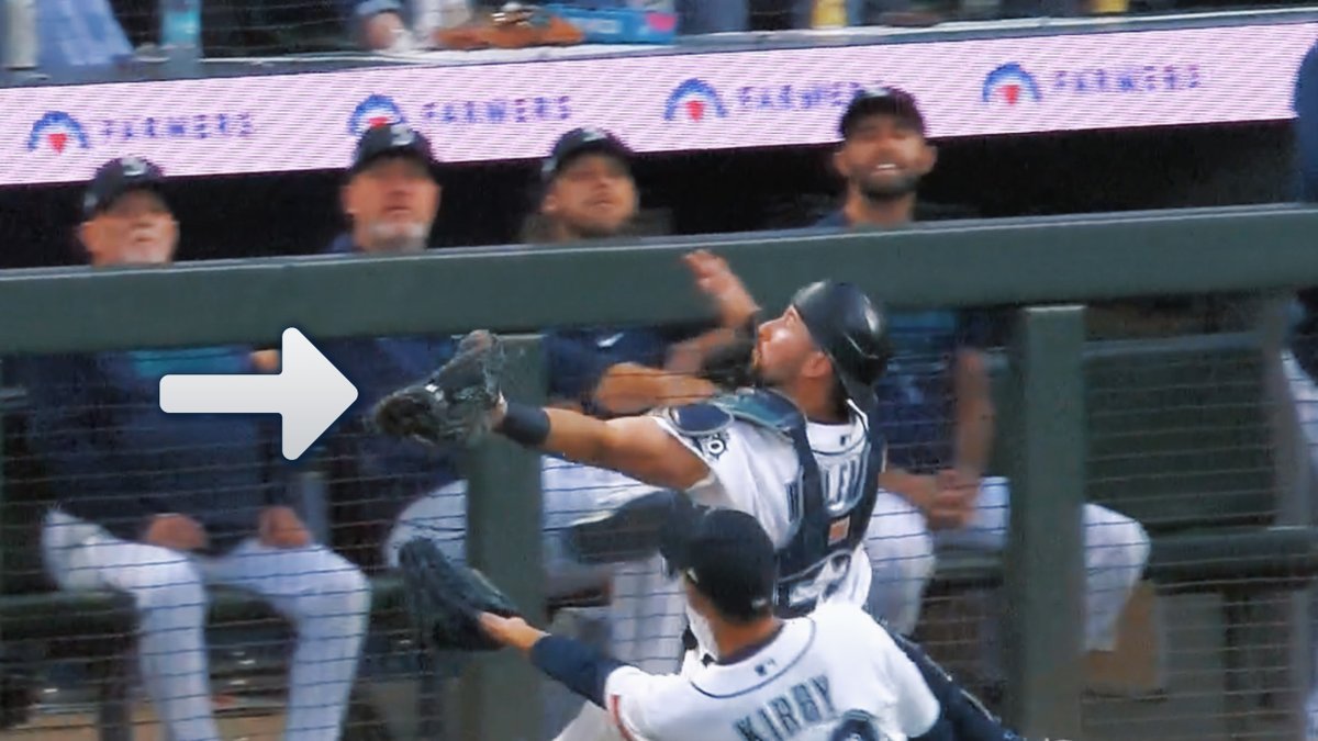 WHAT A CATCH BY CAL RALEIGH!