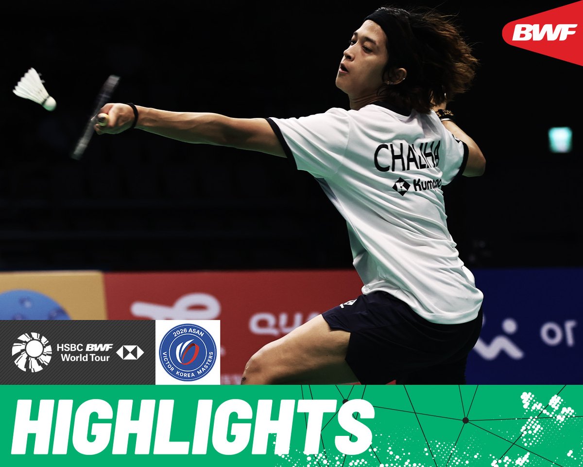 Ashmita Chaliha 🇮🇳 and Han Qian Xi 🇨🇳 clash for the title. #BWFWorldTour #KoreaMasters2026