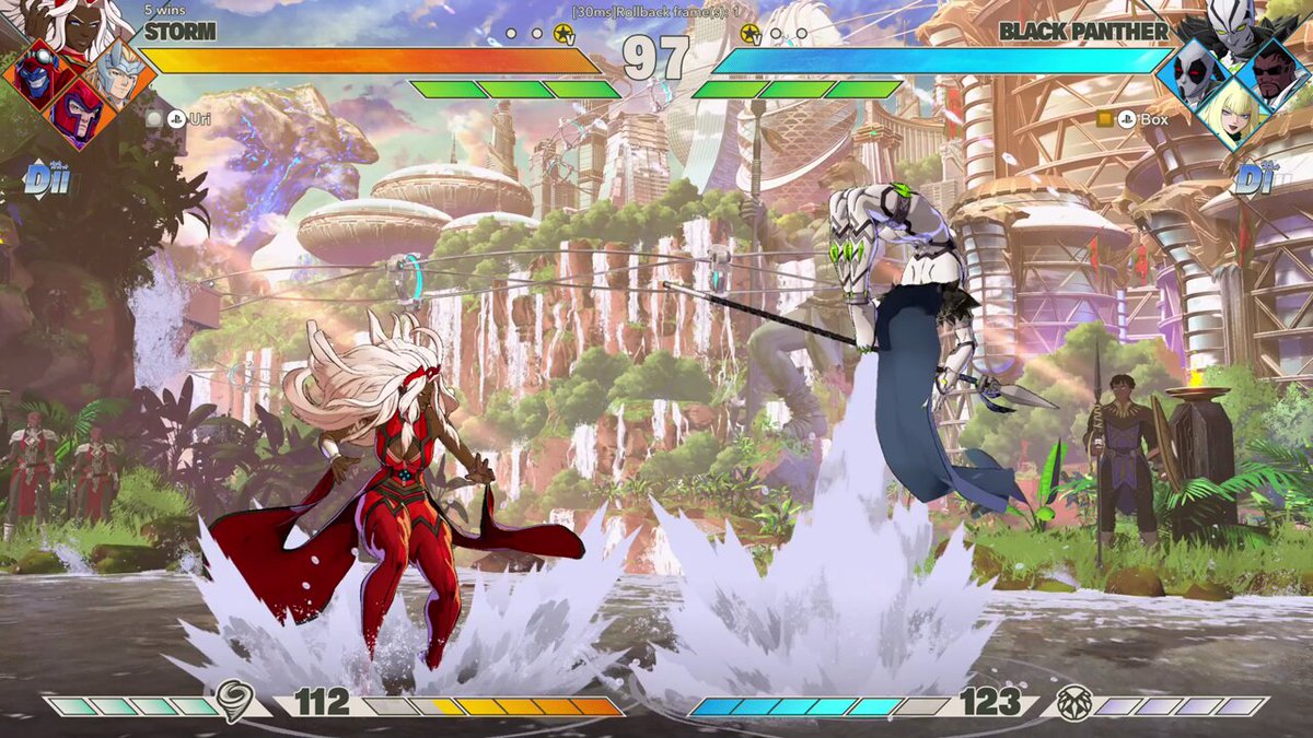 Some cool Storm highlights from my matches yesterday! I've uploaded a full hour of my ranked games, full video in the replies! 👇 #MarvelTokon #TOKON_STORM