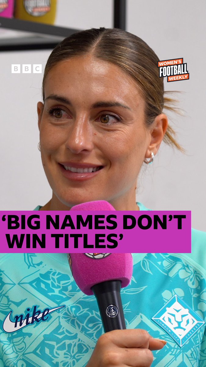 'Big names don't win titles. I really trust in us.' 🩵 Two-time Ballon d'Or winner Alexia Putellas on adapting to being an underdog in the WSL with her new team London City Lionesses. #BBCFootball #WSL #LCL