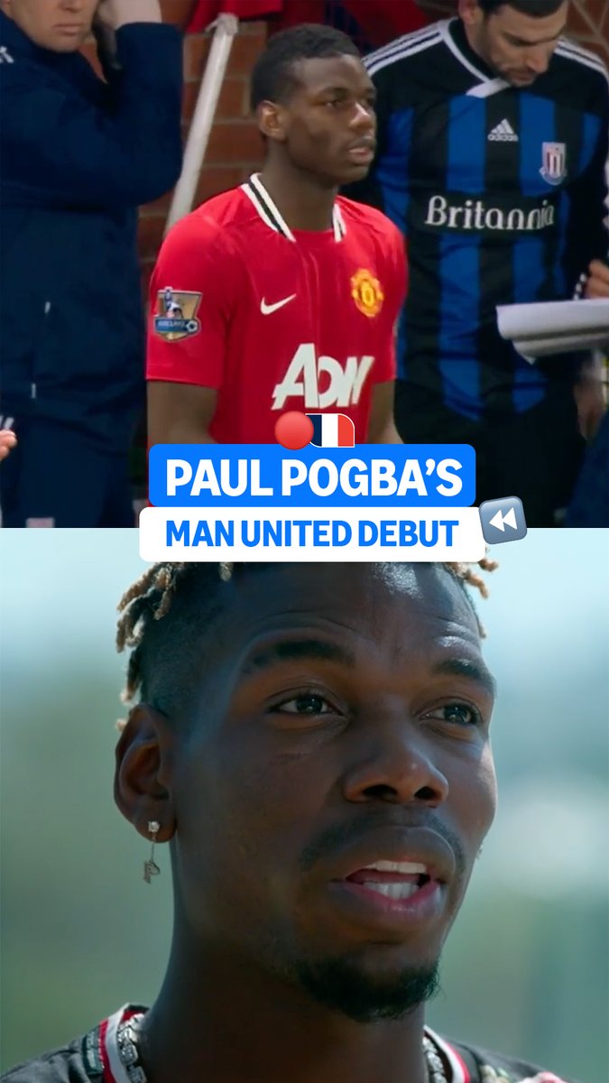 Ten years ago today, Paul Pogba rejoined Manchester United for £89M ✍️⏮️ Here he is talking about his initial United debut 🔴