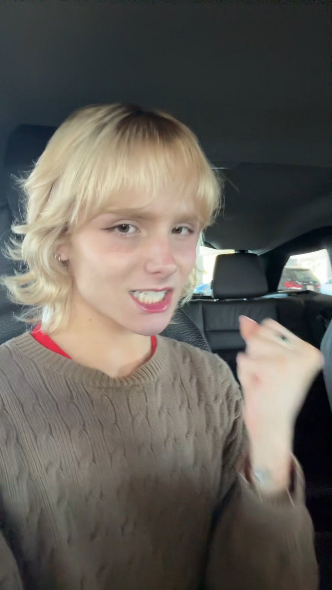 miles & melodies 🚙🎤 #femboy #twink #mlm #cute #cartrip #fyp #viral