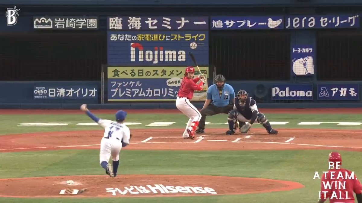 #片山皓心 選手は満塁のピンチになるも、連続三振でピンチを切り抜けるナイスピッチング👍 2回表 DB 0 - 0 C #baystars