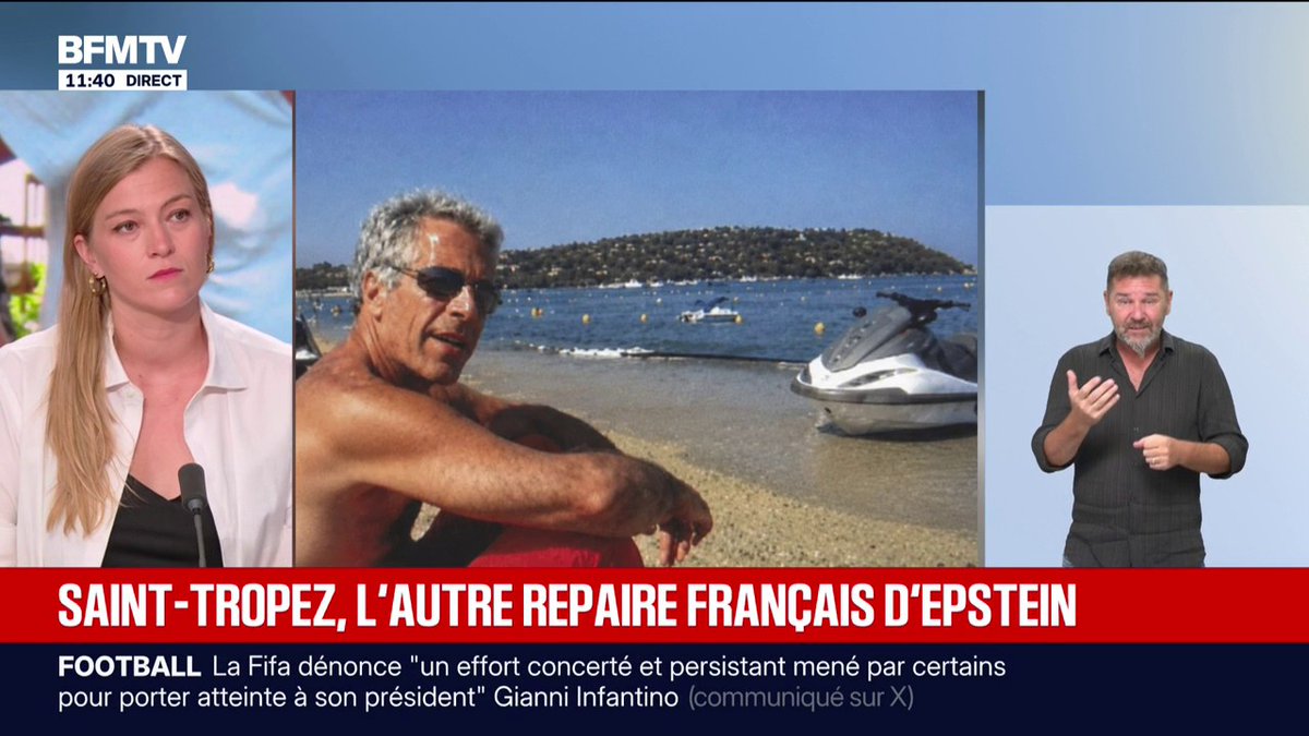 Jeffrey Epstein à Saint-Tropez: "Tout ça s'est fait presque au vu et au su de tous pendant des années", note Raphaëlle Rémy-Leleu, militante écoféministe