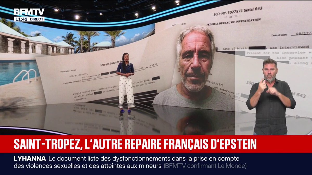 📂🇫🇷FLASH INFO - Une nouvelle enquête sur les dossiers Epstein révèle des liens entre Jeffrey Epstein et Saint-Tropez, des messages évoquant des viols sur mineurs ! Toujours aucune commission d’enquête et personne en prison.