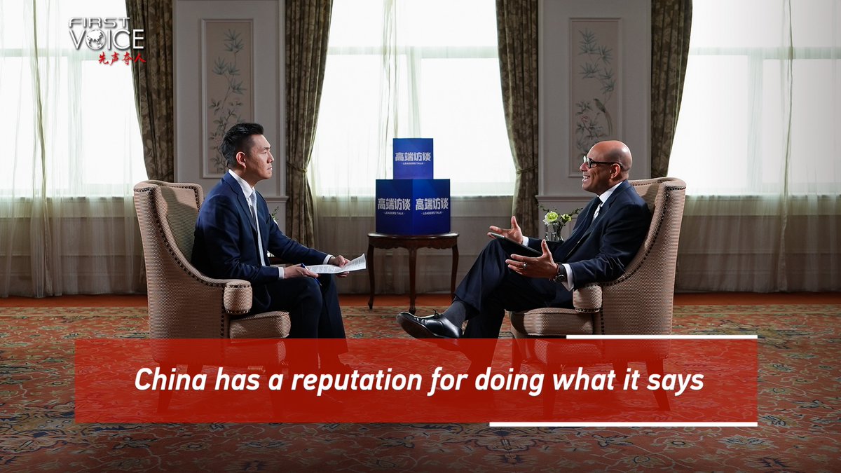 China delivers on its promises, says UN climate chief #LeadersTalk #FirstVoice