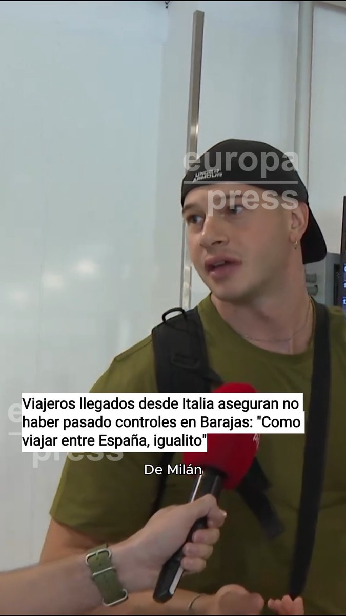🇮🇹🇪🇸 Algunos pasajeros procedentes de Italia aseguran no haber pasado ningún control al llegar a Barajas pese al restablecimiento temporal de los controles fronterizos: "Como viajar entre España, igualito"