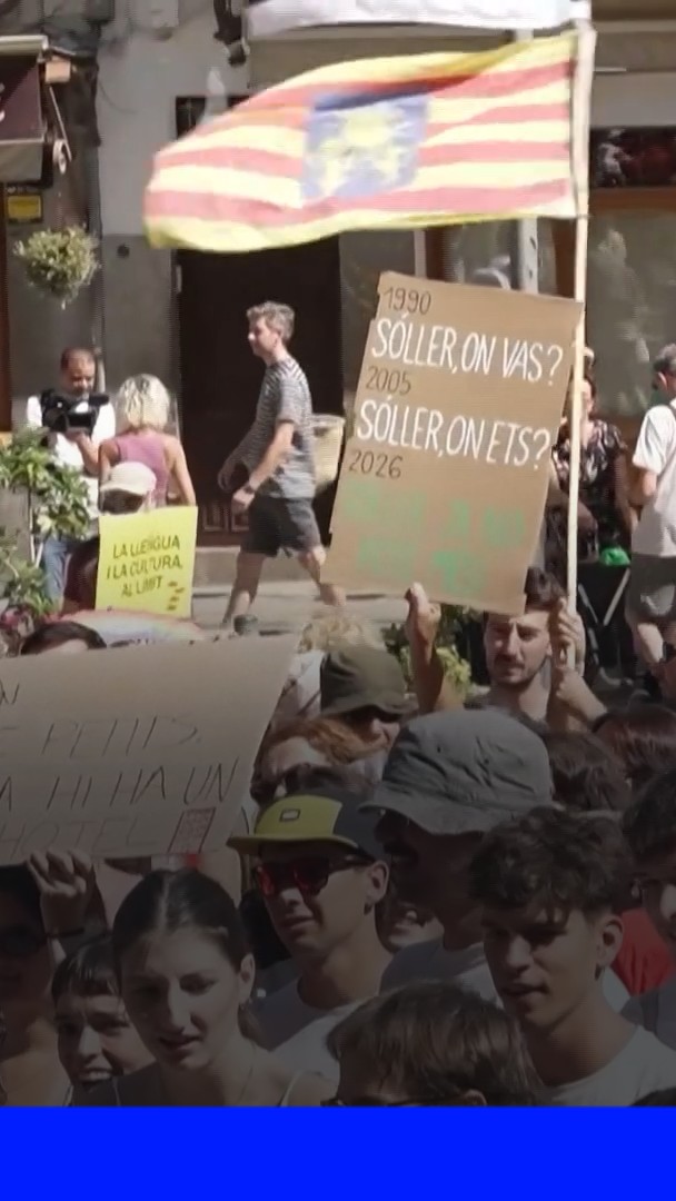 Espagne: des habitants manifestent contre le surtourisme à Majorque