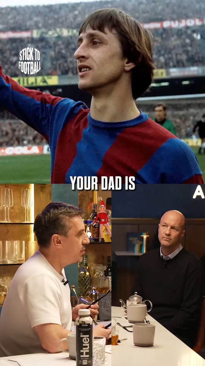 "He never brought football home!" ❤️ Jordi Cruyff reflects on growing up with one of football's greatest ever minds. 🇳🇱