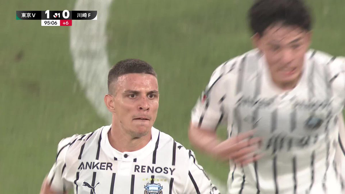 ラザル ロマニッチの同点弾! 試合終了間際に川崎が追いつく⚽️🔥 🎦 ゴール動画 🏆 明治安田J1リーグ 🆚 東京Vvs川崎F 🔢 1-1 ⌚️ 90+6分 ⚽️ ラザル ロマニッチ(川崎F) #Jリーグ