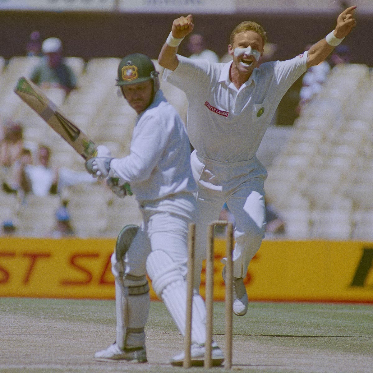Whose bowling action did you always imitate as a kid?
