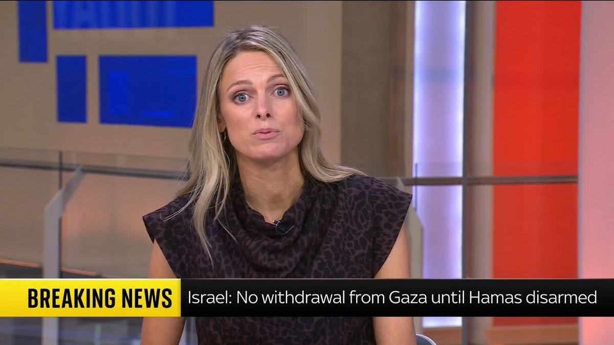 BREAKING: Netanyahu has rejected the 15-point-plan for a ceasefire in Gaza, proposed by Donald Trump's Board of Peace. The Israeli PM has insisted Israel will not make any withdrawal from Gaza until Hamas fully disarms. 📺 Sky 501, Virgin 602