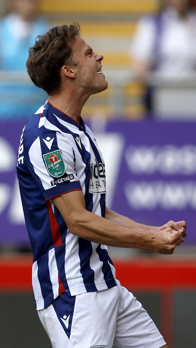First game, first goal. 😮💨 Felix Horn Myhre is off the mark at the Albion! 🇳🇴