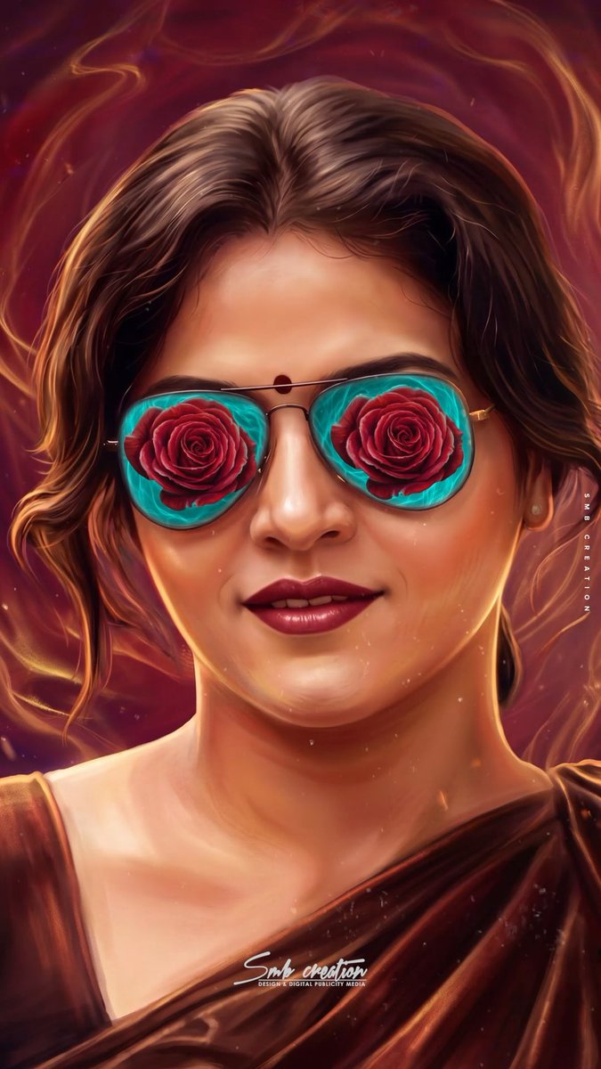 "This plastic rose is worth more than many who pretend to be a real rose." ✨🌹 Show Stealer 🌹 Wamiqa Gabbi 🔥 Fan art #SMBcreation Wamiqa Gabbi Sun Pictures #anirudh #wamiqagabbi #dc #fanart