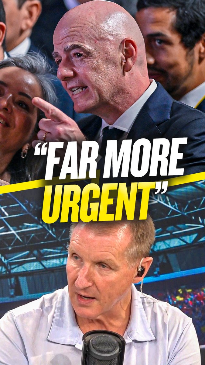 "It's far more urgent than the 2030 World Cup." ⏳ "Young women are preparing for a tournament that might not even take place." 😲 Henry Winter & Shaun Custis react to another difficult week for Gianni Infantino & FIFA 😓