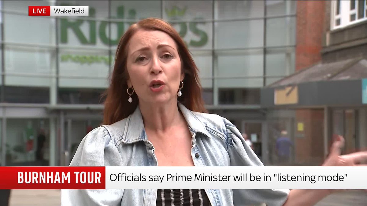 On Monday, Prime Minister Andy Burnham will start a national tour to hear people's concerns over the cost of living, including the state of high streets. Sky correspondent Charlotte ‘Lotty’ Leeming has spoken to the people of Wakefield to find out what they want from the PM.