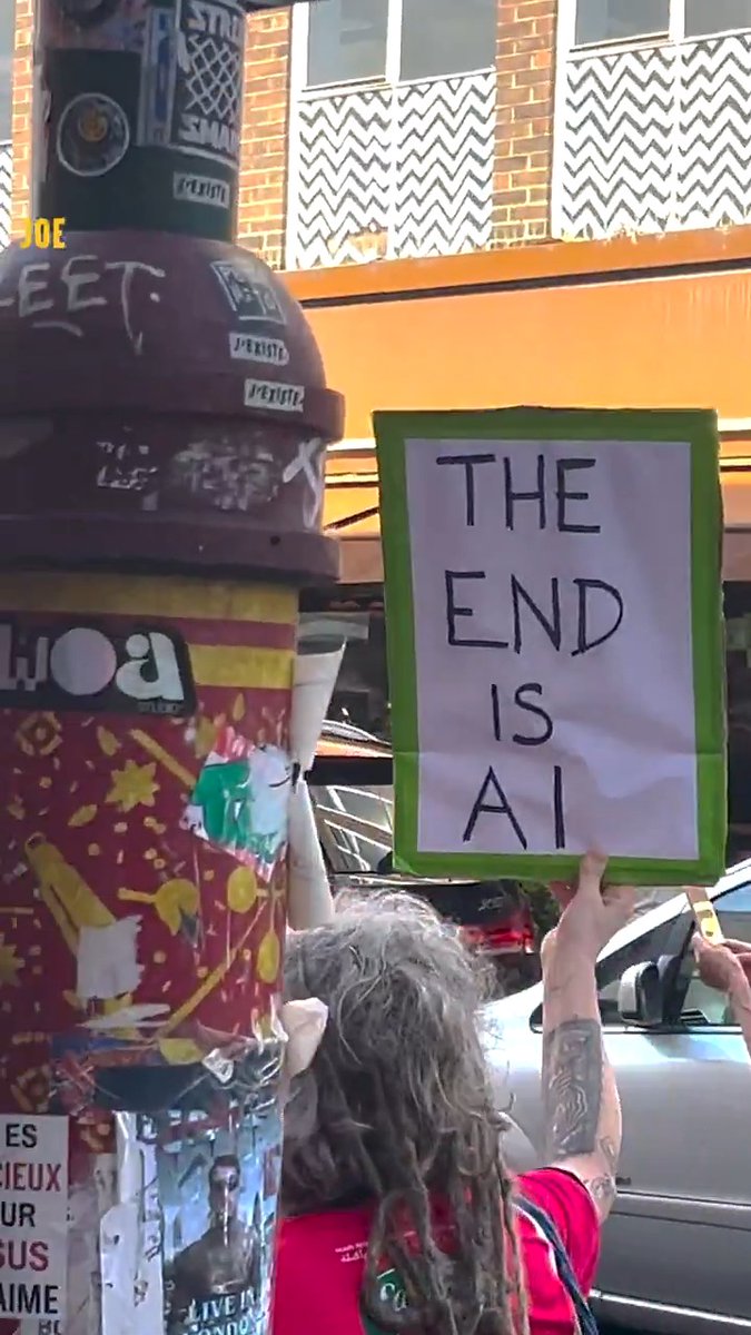 Londoners march down Brick Lane protesting plans to build a data centre on the site of the Truman Brewery. The data centre was rejected by Tower Hamlets council but has been forced through by Labour.