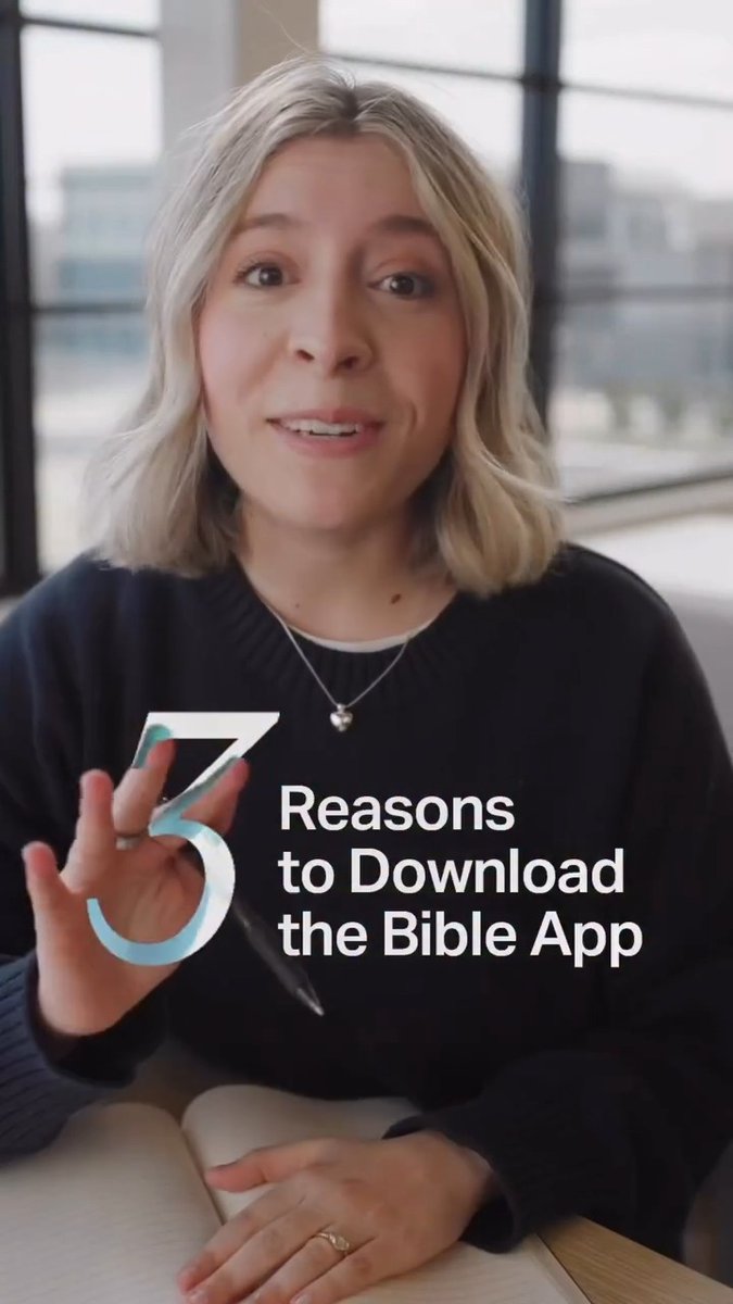 3️⃣ reasons why you should download the Bible App ⤵️ 1️⃣ There are thousands of Bible Plans to help you go deeper in God’s Word! 2️⃣ There are over 2,000 audio Bibles available, so you can listen on the go! 3️⃣ Everything is available for free! Share this with someone who needs to download the Bible App today 👀