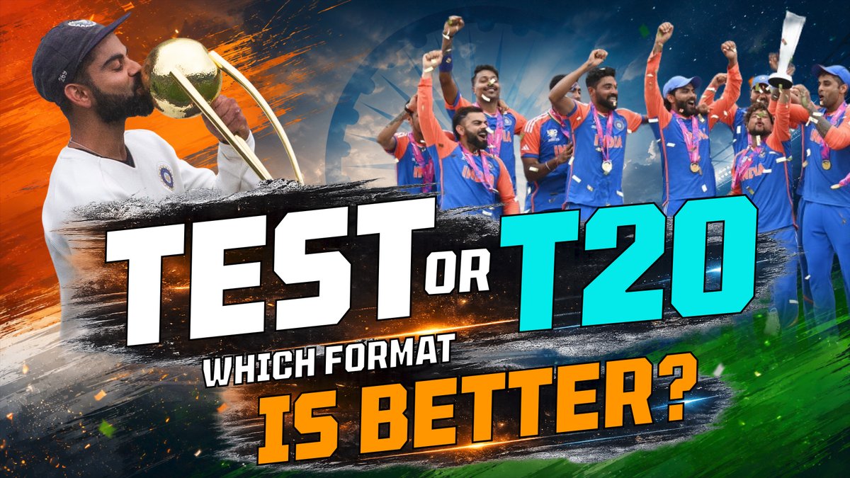 Tests or T20s ❓ Which format reigns supreme 🤯 Here's what fans have to say 🗣️ #IndependenceDaySpecial