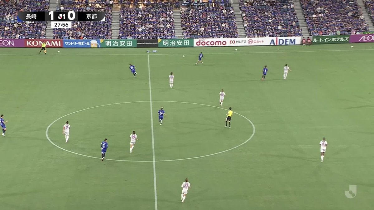 𝙏𝙊𝘿𝘼𝙔'𝙎 𝙂𝙊𝘼𝙇⚽️✔️🔷🔶 🔢2-0 ⚽️#チアゴサンタナ 選手 "左サイドを完全攻略💥" サイドを駆け抜けた #岩崎悠人 選手のクロスに #チアゴサンタナ 選手が左足一閃🎯 #vvaren #BEYONDtheDREAM #青橙祭