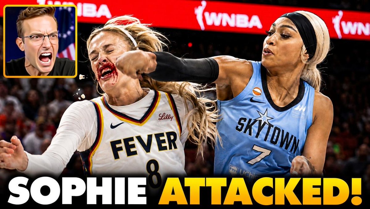 Sophie Cunningham ASSAULTED, Left BLOODY by Racist WNBA Attacker Screaming: ‘White Privilege!’ DiJonai Carrington clearly targeted her for being white and for speaking out against men in women’s sports This should not be tolerated by the WNBA DiJonai needs to be suspended