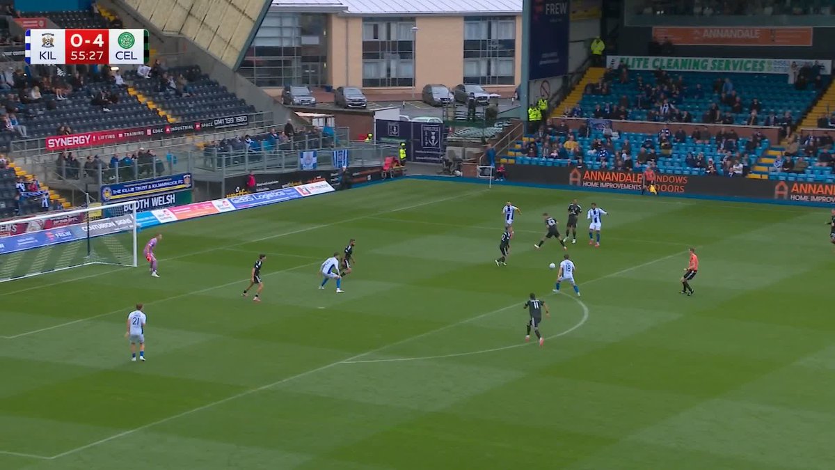 🎯 "Perfectly placed" Michael Schjonning-Larsen pulls one back for Kilmarnock against Celtic ⤵️