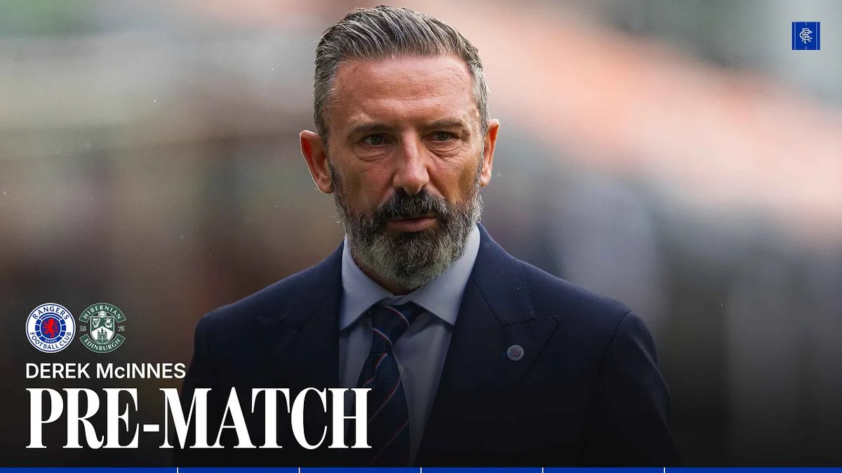 🎙️ Derek McInnes spoke to RangersTV ahead of today’s clash with Hibernian at Ibrox.