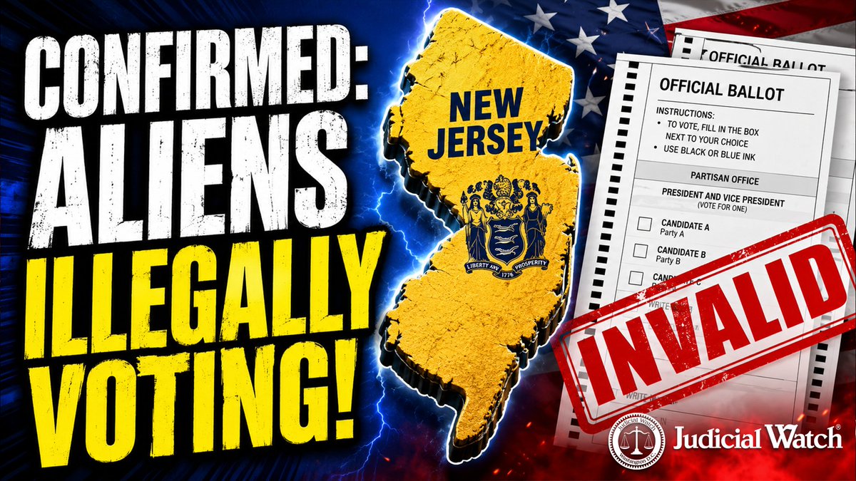 .Tom Fitton: Confirmed: Aliens Illegally Voting!