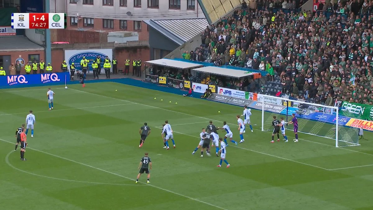 🙌 "Goals galore for the champions!" Substitute Luke McCowan gets in on the act to make it Kilmarnock 1-5 Celtic ⤵️