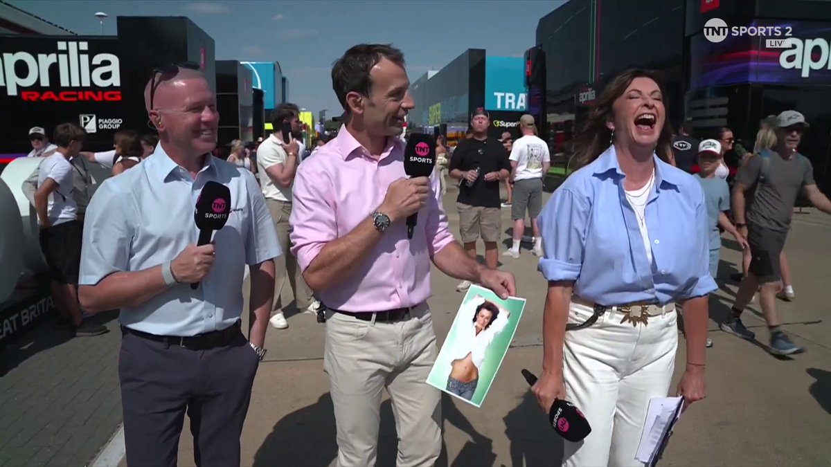 Oh my word 😂 #MotoGP | #BritishGP | Live on TNT Sports and HBO Max