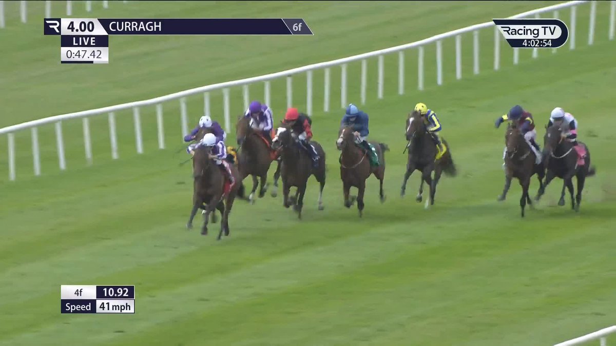 Last ➡️ first 🌞 Sun Goddess becomes the first Aidan O'Brien-trained filly to win the Keeneland Phoenix Stakes. Coolmore | Ballydoyle Racing | The Curragh Racecourse