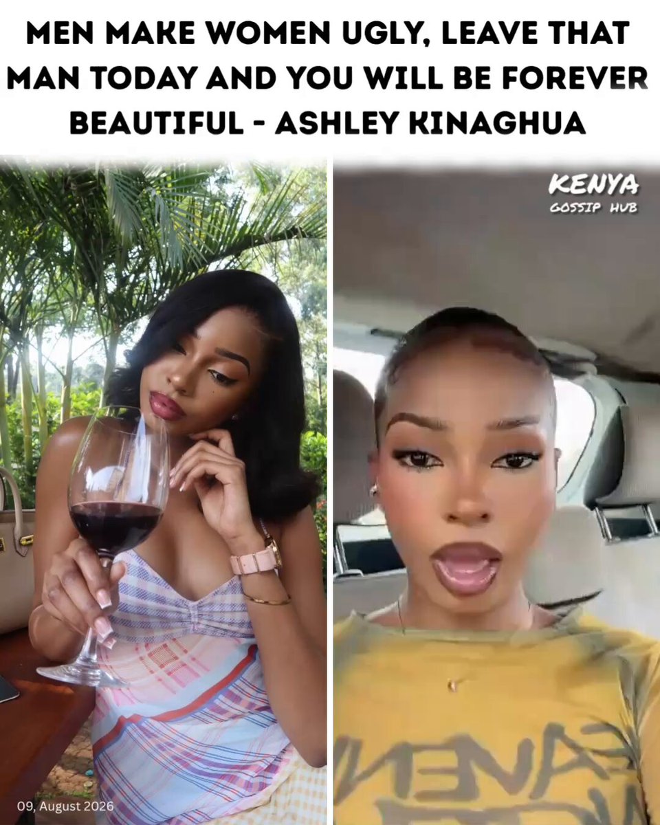 KTN TV host Ashley Kinaghua has sparked mixed reactions after a statement she made.