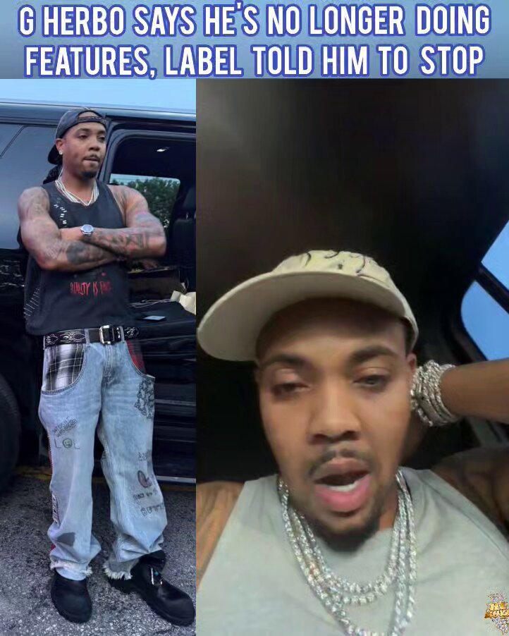 #GHerbo says he's officially hanging up the feature bag—no matter how much money is on the table. 🚫💸 After trying to pull a Lil Wayne run by jumping on every track possible to keep his name ringing, he revealed that his label finally stepped in and put a stop to it.
