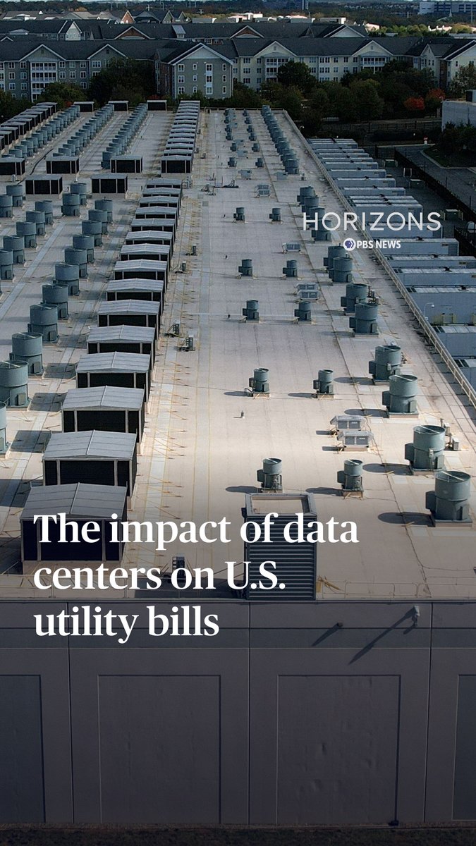 Data centers consume an enormous amount of energy for production, cooling and maintenance. Michael E. Webber, author of "Power Trip: The Story of Energy," explains what this means for those whose homes are near data centers. Horizons from PBS News, hosted by William Brangham, dives into the science, health, technology and environmental issues making headlines each week. Visit the PBS News website to watch this week's episode.