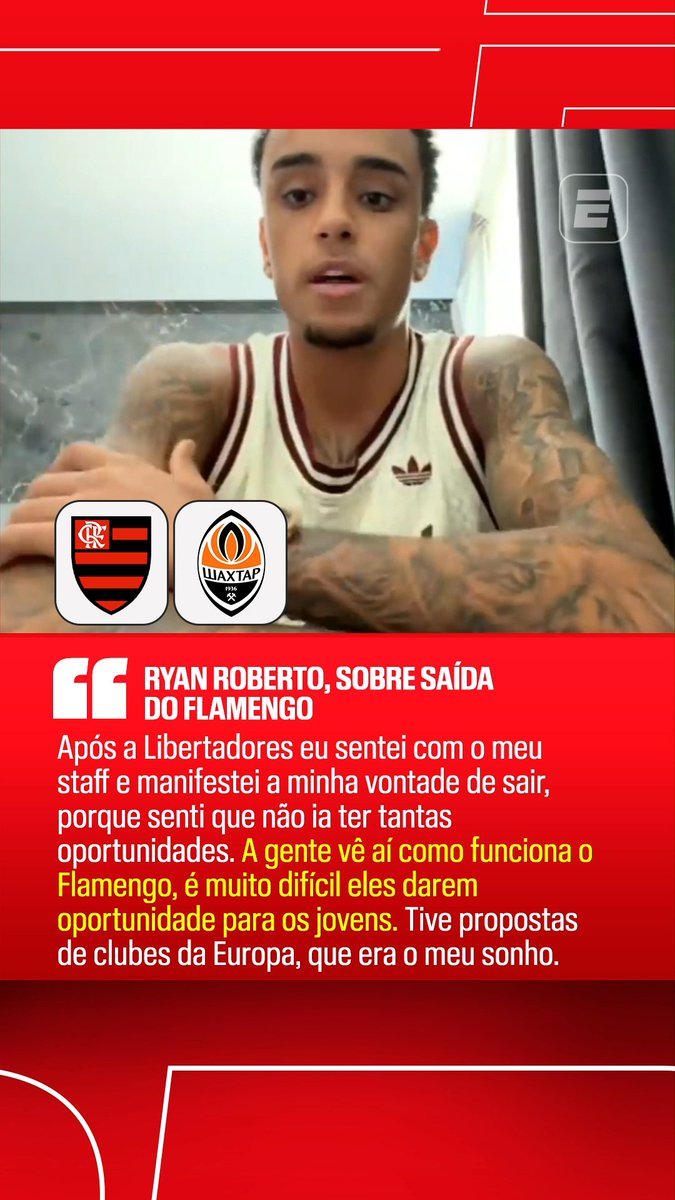 Flamengo preferiu ficar com Cebolinha insatisfeito no clube do que subir o Ryan Roberto e dar minutos pra ele. Falta de planejamento absurdo dessa diretoria.