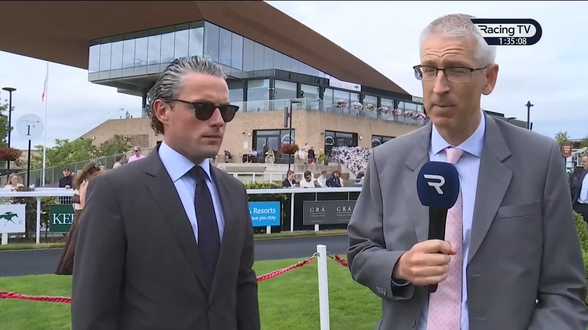 Get Michael O’Callaghan's reaction to the debut success of Push The Boat Out The Curragh Racecourse 🛶