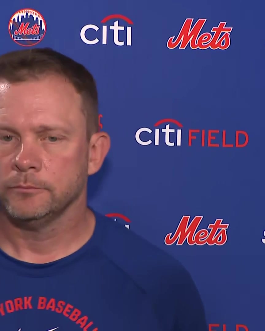 "Mad he didn't play yesterday - obviously recovered pretty quickly" Andy Green on Carson Benge being back in the lineup today for the Mets: