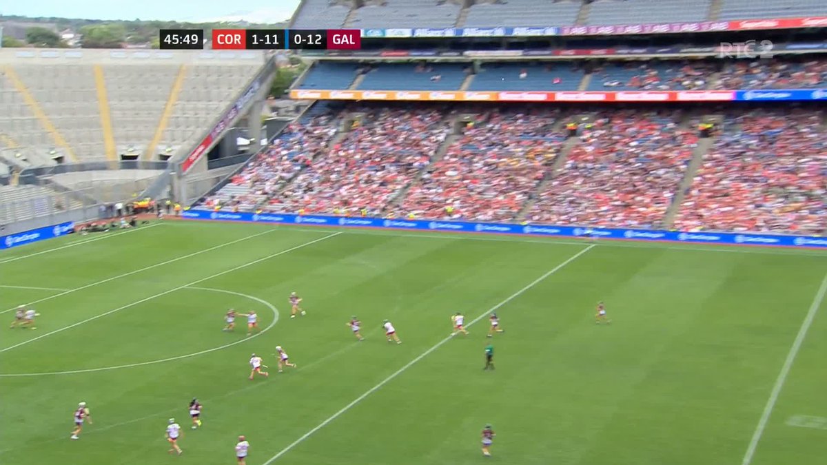 Orlaith Cahalane fires to the net as Cork take control of this All-Ireland senior camogie final 📺 Watch on RTÉ2 and RTÉ Player 📻 Listen on RTÉ Radio 1 #SundayGame