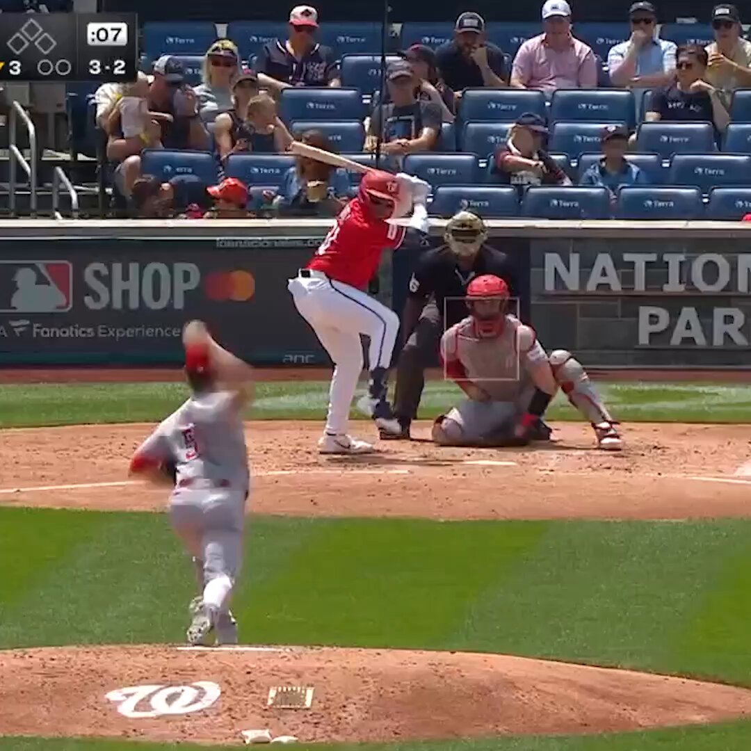 Abimelec Ortiz mashes his second career homer to extend the lead for the Washington Nationals 💪
