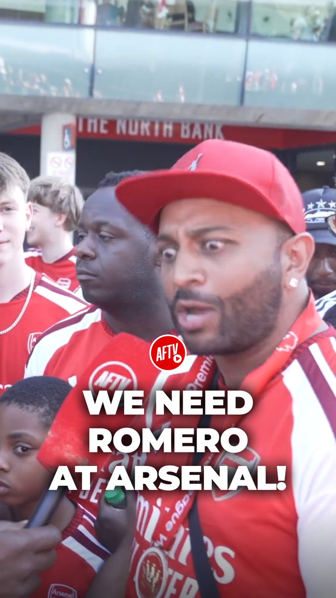 Ryan is SCREAMING for Arsenal to sign Romero! 🔥 #FanCams