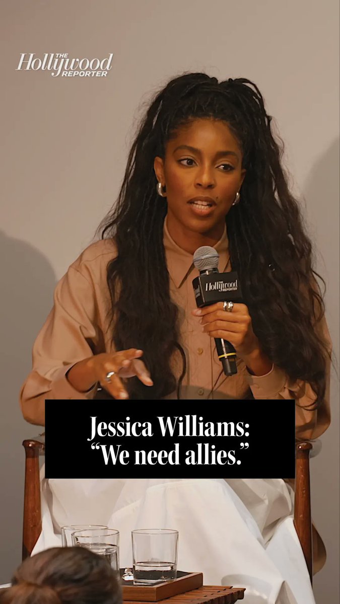 “For better or for worse, the white dudes at the top are kind of making decisions about what performances make it. We need allies.” #Shrinking actress Jessica Williams praises creator Bill Lawrence for allowing her to have input in her character’s storylines at THR x Apple TV’s Leading the Narrative: Women of Apple TV event in Los Angeles. See the full conversation here: