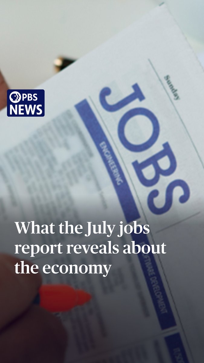 New labor data shows the U.S. economy lost 23,000 jobs in July, when economists had predicted modest growth. Revised numbers for May and June also show 103,000 fewer jobs created than originally reported. The unemployment rate ticked down, from 4.2% to 4.1%, a function of fewer people seeking jobs. amna discussed the numbers with Heather Long, chief economist with Navy Federal Credit Union.